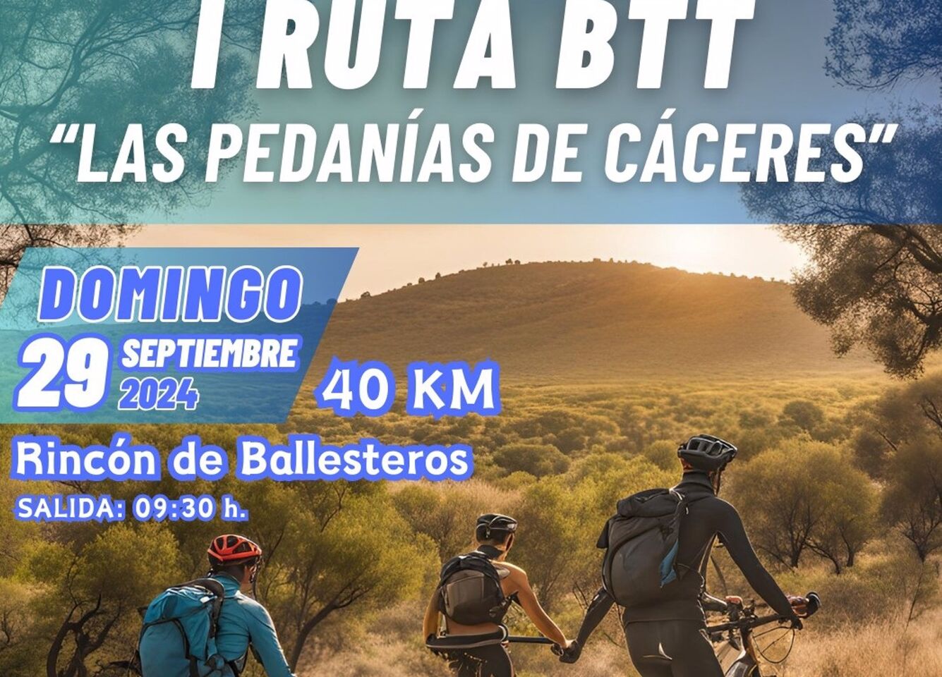 El domingo, I Ruta BTT Las Pedanías de Cáceres se celebra con recorrido ...
