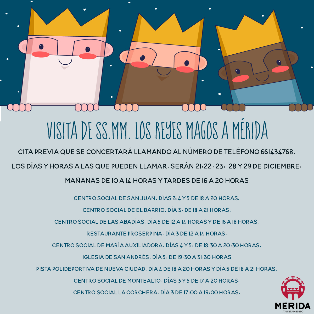 Reyes Magos en Mérida