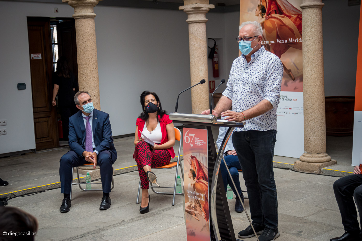 Miguel Sansón en un momento de su intervención.