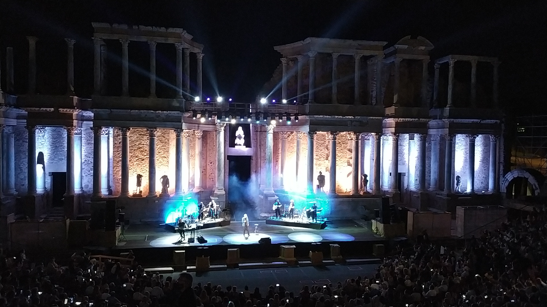 Perales en un momento del concierto.