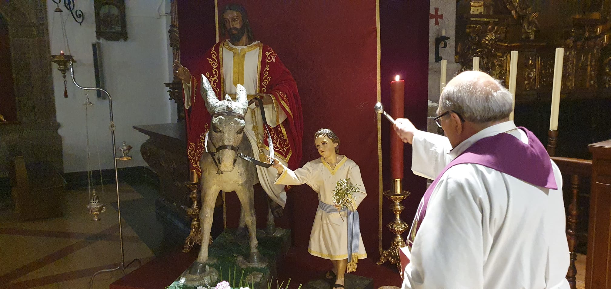 Niño hebreo bendecido el pasado sábado.