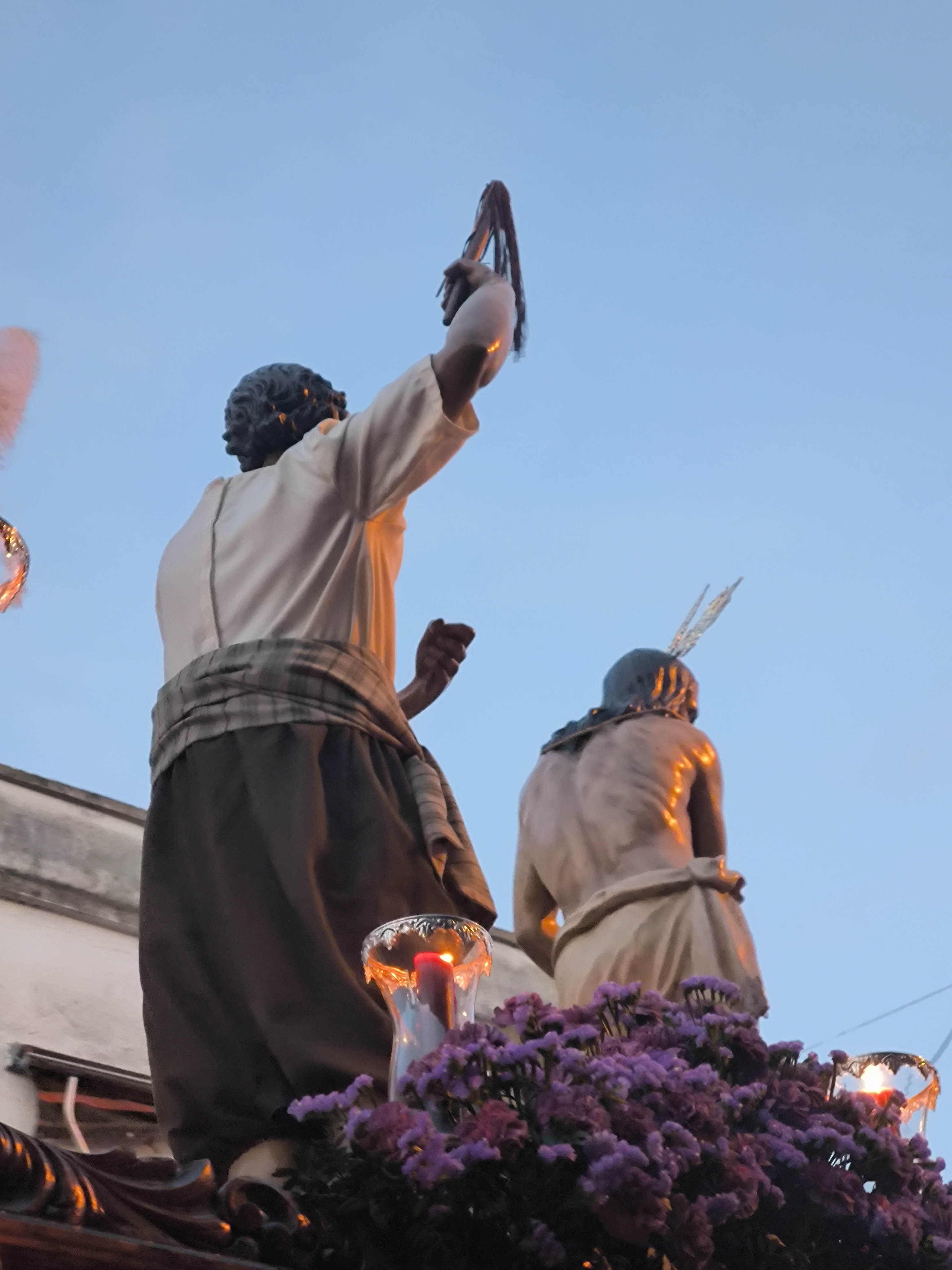Detalle de la Flagelación de Jesús