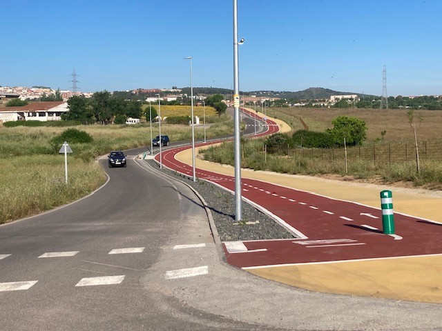 carril bici de Cáceres