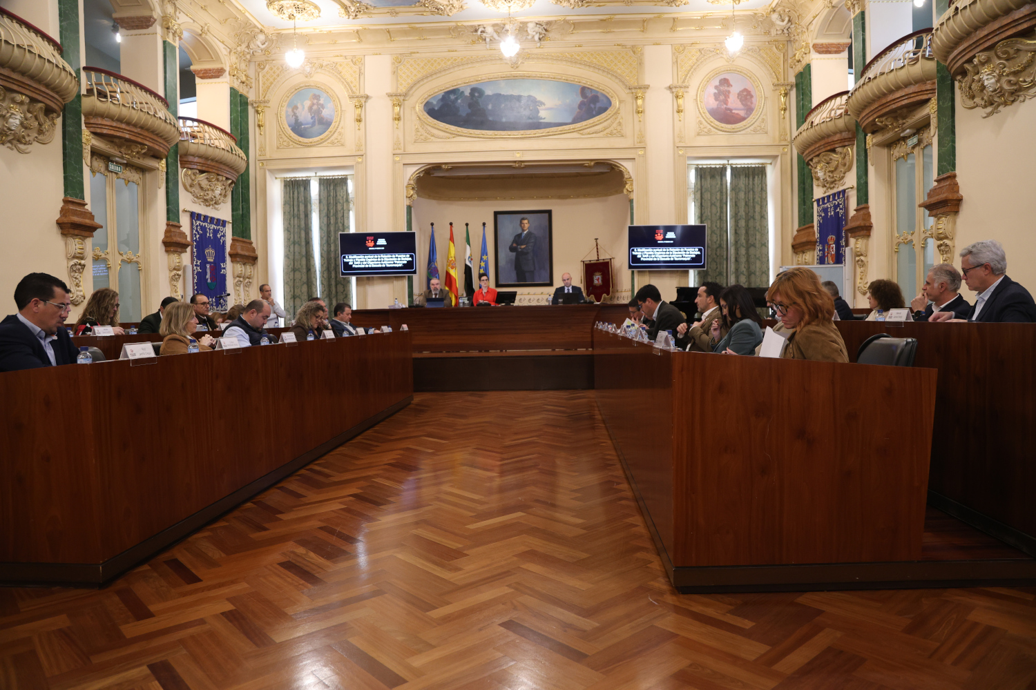 Pleno de la Diputación en la que se aprobó la Declaración Institucional por el 8M